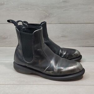 Doc Dr.Martens Womens Flora Moto Ankle Leather boots shoes sz US 8
